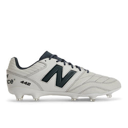 New Balance Men's 442 PRO FG V2 in Grey Leather, 