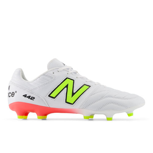 New Balance 442 PRO FG V2 White Red Yellow Black   Wide