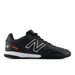 New Balance Men's 442 PRO IN V2 in Black/White Leather, Wide