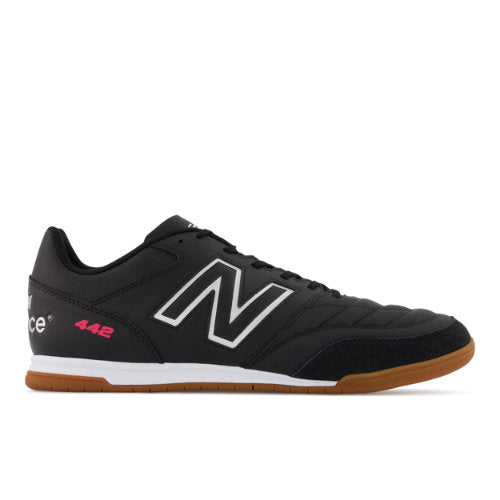 New Balance 442 V2 TEAM IN Black White   Wide