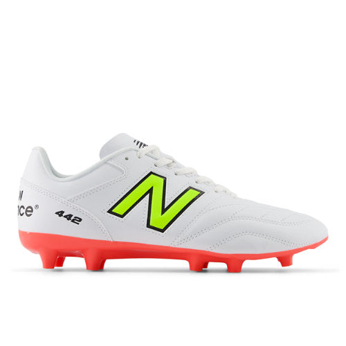 New Balance 442 ACADEMY FG V2 in White Red Yellow Synthetic