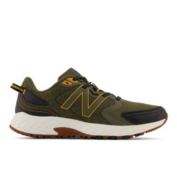 New Balance Men's 410v7 in Green/Black/Yellow Textile, 