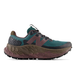 New Balance Fresh Foam X More Trail v3 in Brown Green Suede Mesh