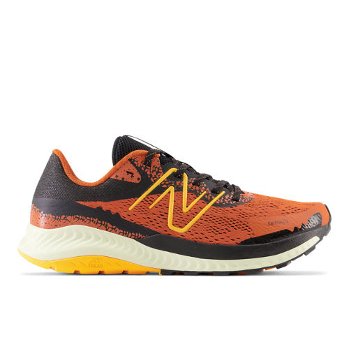 New Balance Men's DynaSoft Nitrel V5 in Red/Black/Orange Synthetic, 