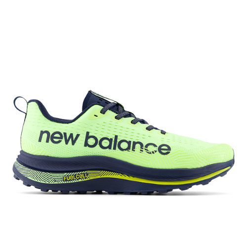 New Balance Men's FuelCell SuperComp Trail in Green/Blue Synthetic, 