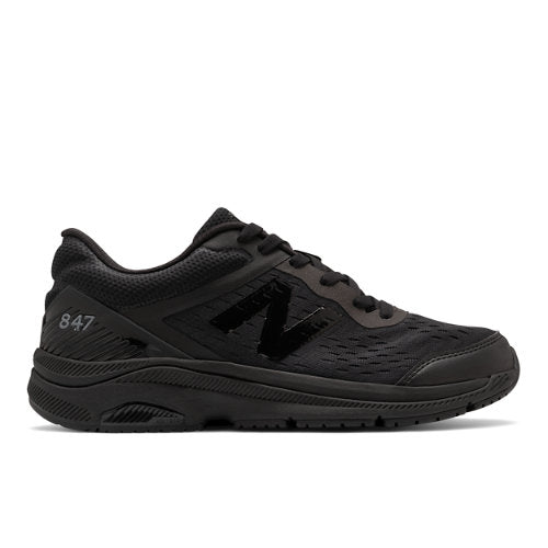 New Balance 847v4 in Black Mesh