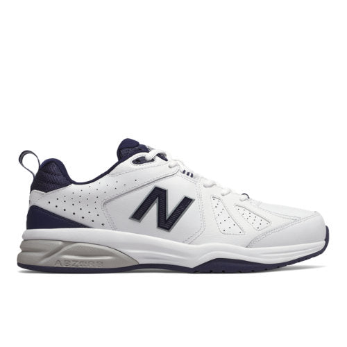 New Balance 624v5 in White Blue Leather, size 19.5 X-Wide