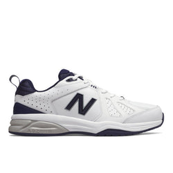 New Balance 624v5 in White Blue Leather, size 18.5 Wide