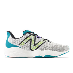 New Balance Men's FuelCell Shift TR v2 in White/Black/Green Textile, 