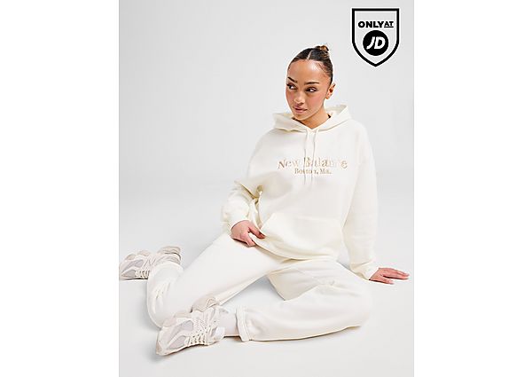 New Balance Tones Logo Hoodie  White