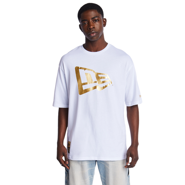 New Era Ne Flag Os T Shirts White