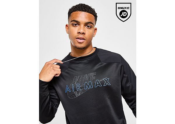 Nike Air Max Crew Sweatshirt  Black