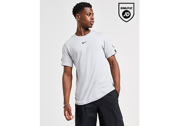 Nike Repeat Tape T Shirt  Grey