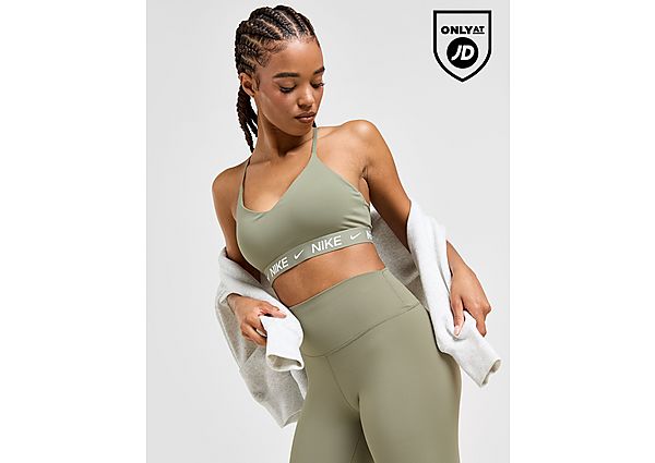 Nike Training Indy Sports Bra  Green