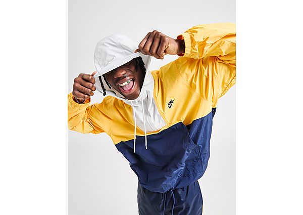 Nike Woven 1/2 Zip Jacket  Yellow