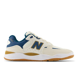 New Balance Men's NB Numeric Tiago Lemos 1010 in Beige/Blue Suede/Mesh, 