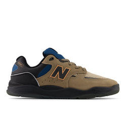 New Balance Men's NB Numeric Tiago Lemos 1010 in Brown/Black Suede/Mesh, 