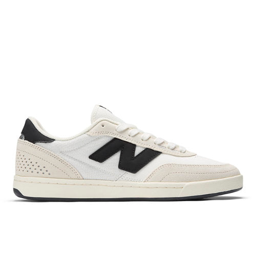 New Balance NB Numeric 440 V2 in White Black Suede Mesh