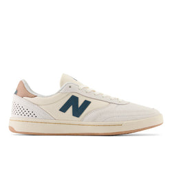 New Balance NB Numeric 440 in White Green Suede Mesh