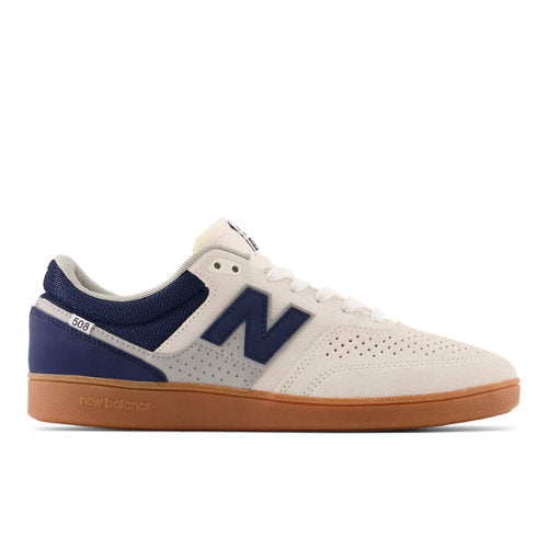 New Balance Men's NB Numeric Brandon Westgate 508 in White/Blue Suede/Mesh, 