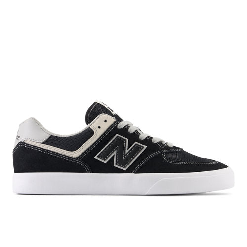 New Balance NB Numeric 574 Vulc in Black Grey Suede Mesh