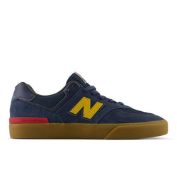 New Balance NB Numeric 574 Vulc in Blue Beige Suede Mesh