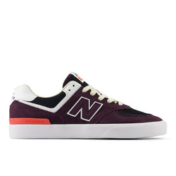 New Balance NB Numeric 574 Vulc in Purple White Suede Mesh