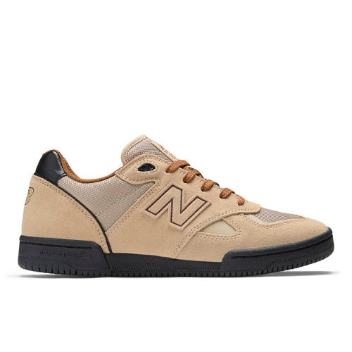 New Balance NB Numeric Tom Knox 600 in Beige Black Suede Mesh