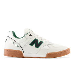 New Balance Men's NB Numeric Tom Knox 600 in White/Green Suede/Mesh, 