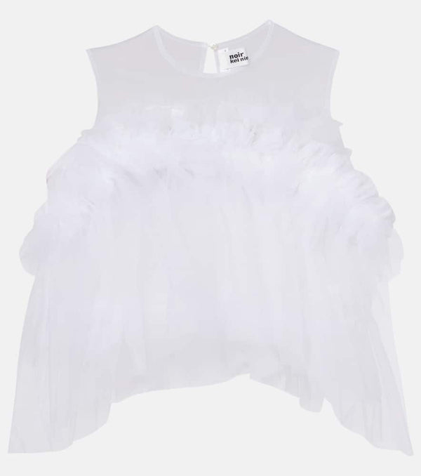 Noir Kei Ninomiya Ruffled tulle top