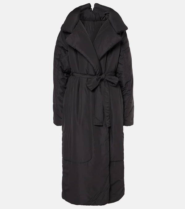 Norma Kamali Sleeping Bag habotai wrap coat