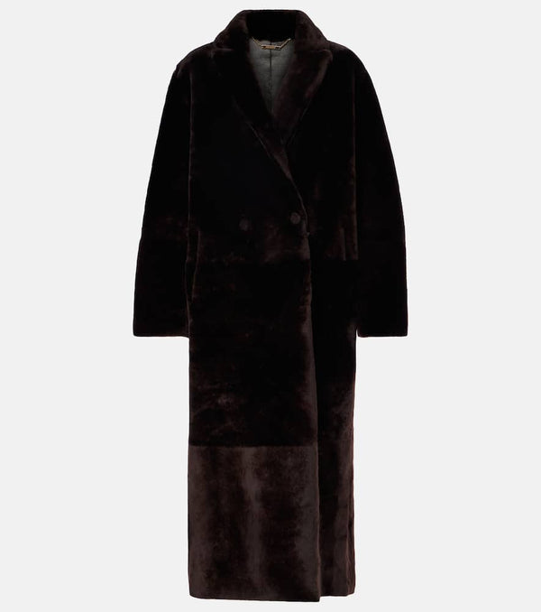 Nour Hammour Samara shearling coat