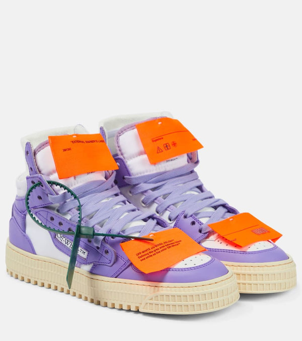 Off-White 3.0 Off-Court leather high-top sneakers