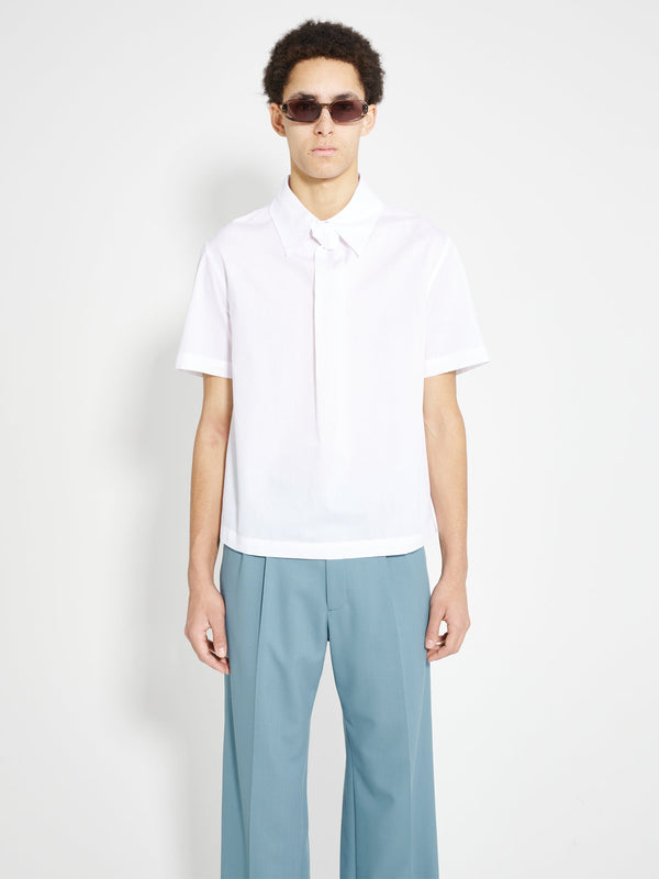 Olly Shinder Vanishing Tie Shirt White