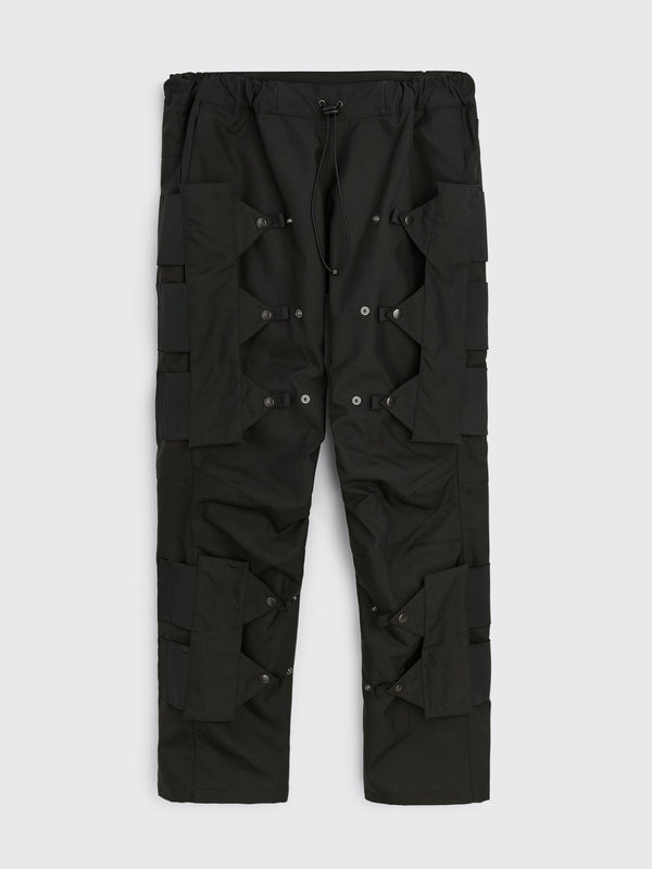 Olly Shinder Crocodile Shell Trouser Black