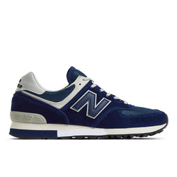 New Balance Unisex MADE in UK 576 35th Anniversary in Blue/Grey Suede/Mesh, 