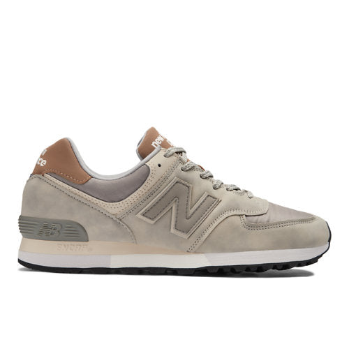 New Balance MADE in UK 576 Nostalgic Sepia in Grey Brown Suede Mesh