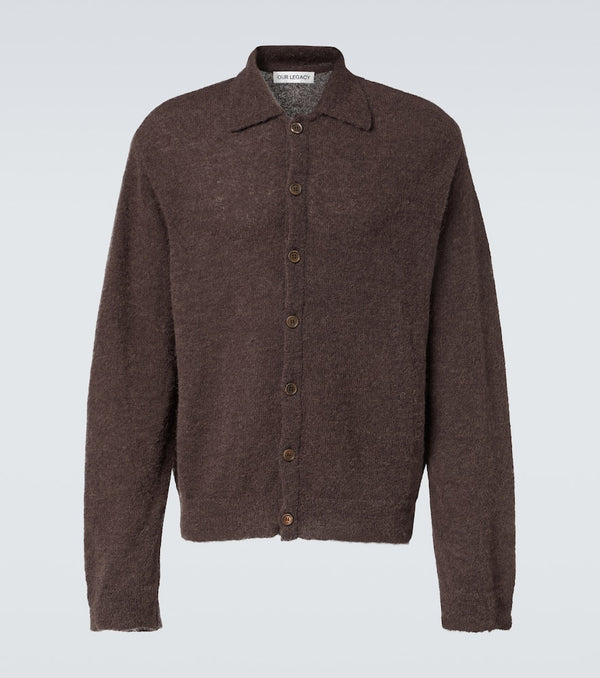 Our Legacy Evening Polo alpaca-blend cardigan