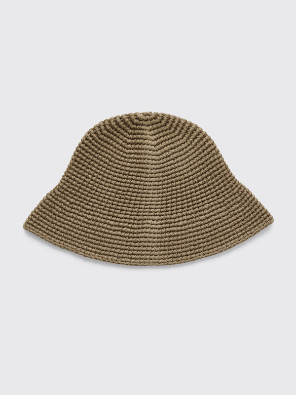 Our Legacy Tom Tom Hat Uniform Olive Tousled Cotton 