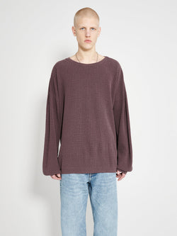 Our Legacy Popover Roundneck Mystic Plum Habitable Silk