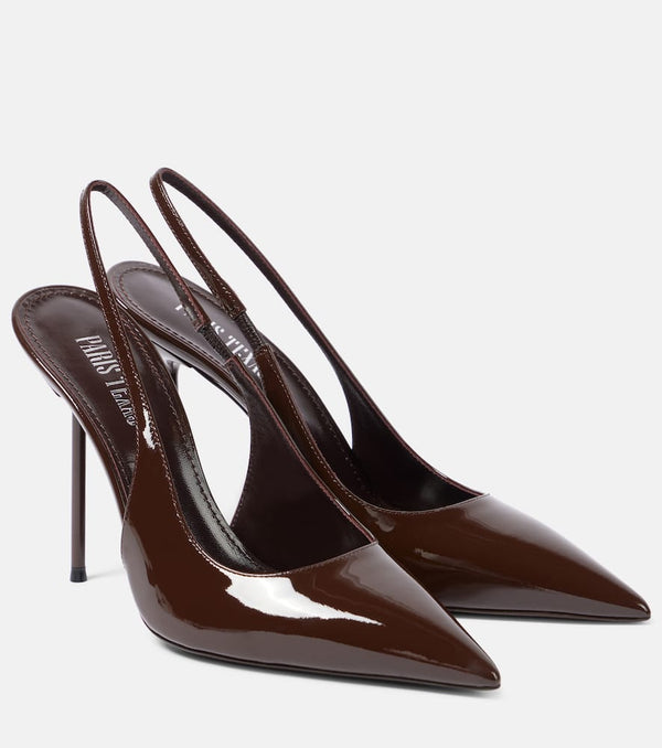 Paris Texas Lidia 105 patent leather slingback pumps