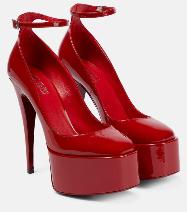 Paris Texas Nancy patent leather platform pumps