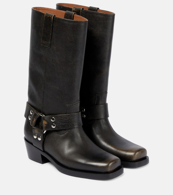 Paris Texas Roxy leather knee-high boots