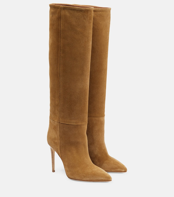 Paris Texas Suede knee-high boots