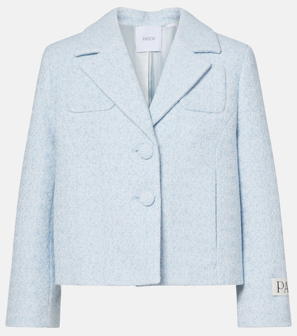 Patou Cropped tweed jacket