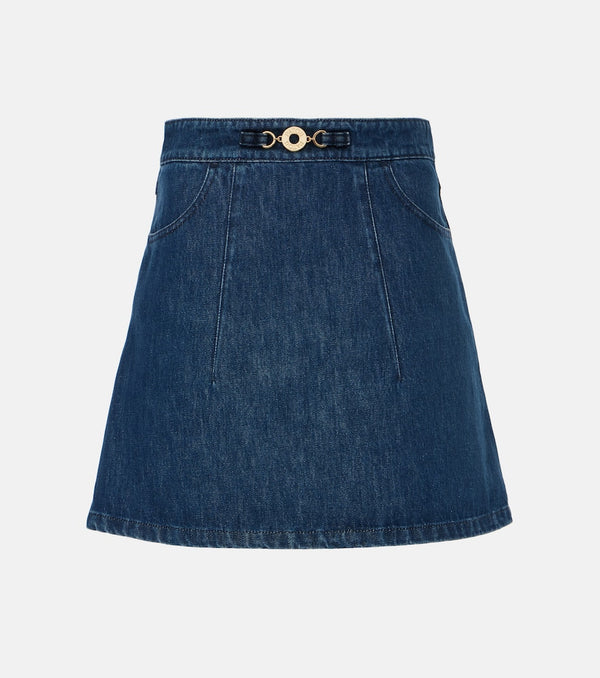 Patou Denim miniskirt