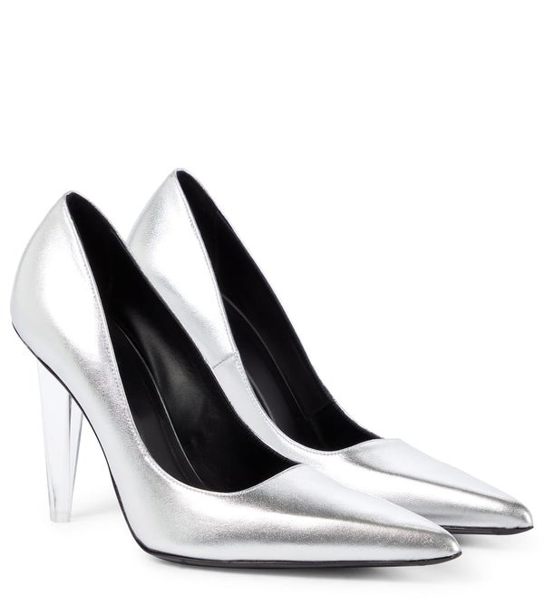 Peter Do Ice metallic leather pumps