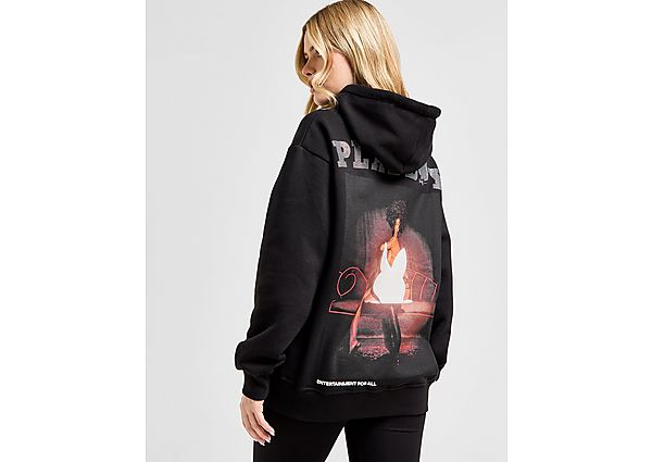 Playboy Chair Graphic Diamante Logo Hoodie  Black