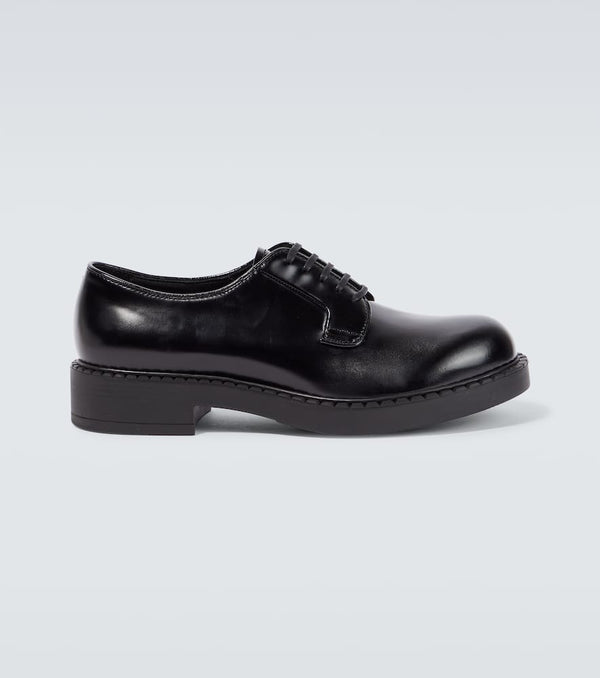 Prada Brushed leather Derby shoes