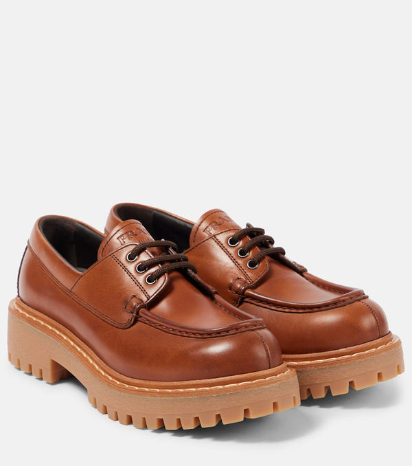 Prada Leather Derby shoes